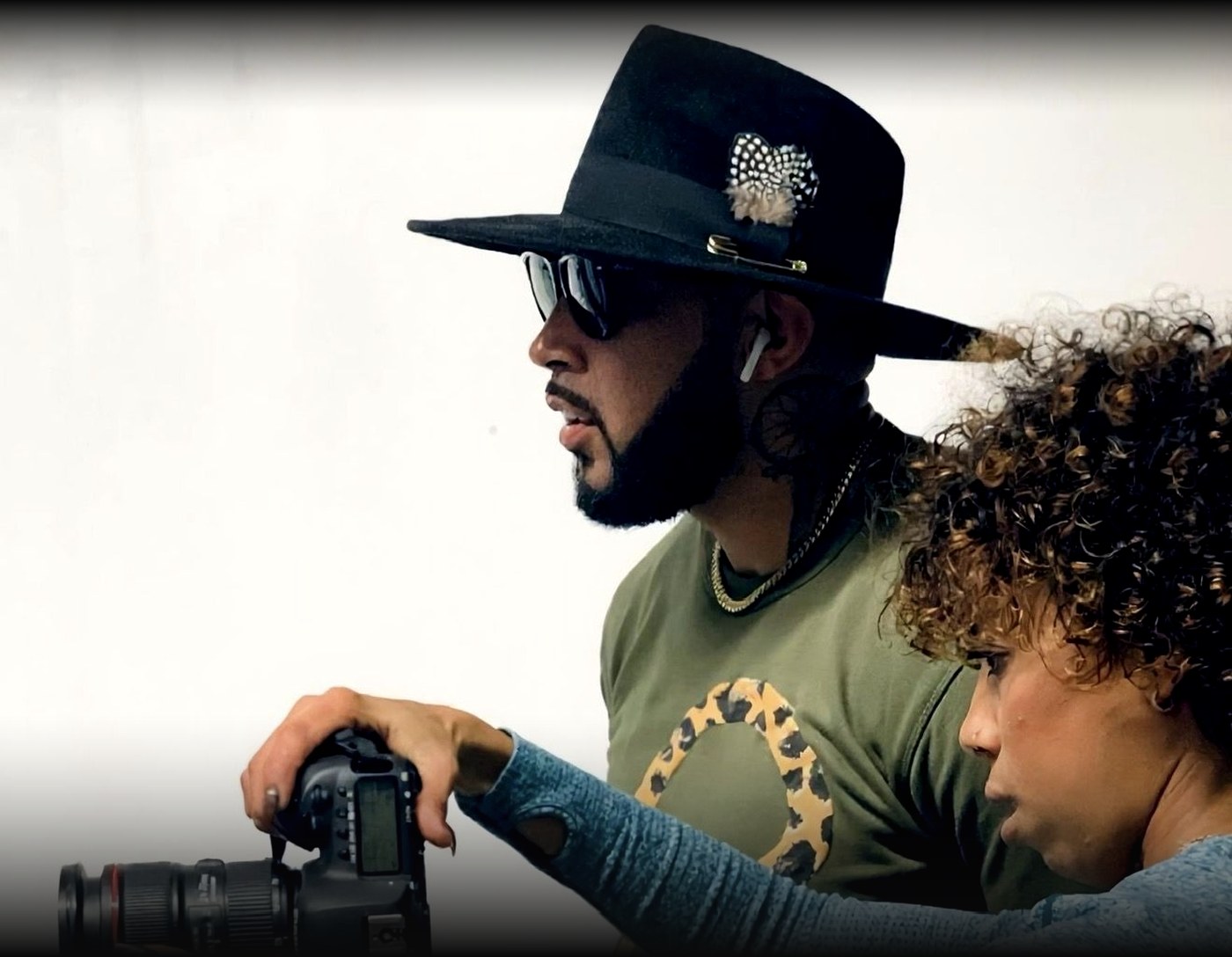 Ray Lyles directing a shoot