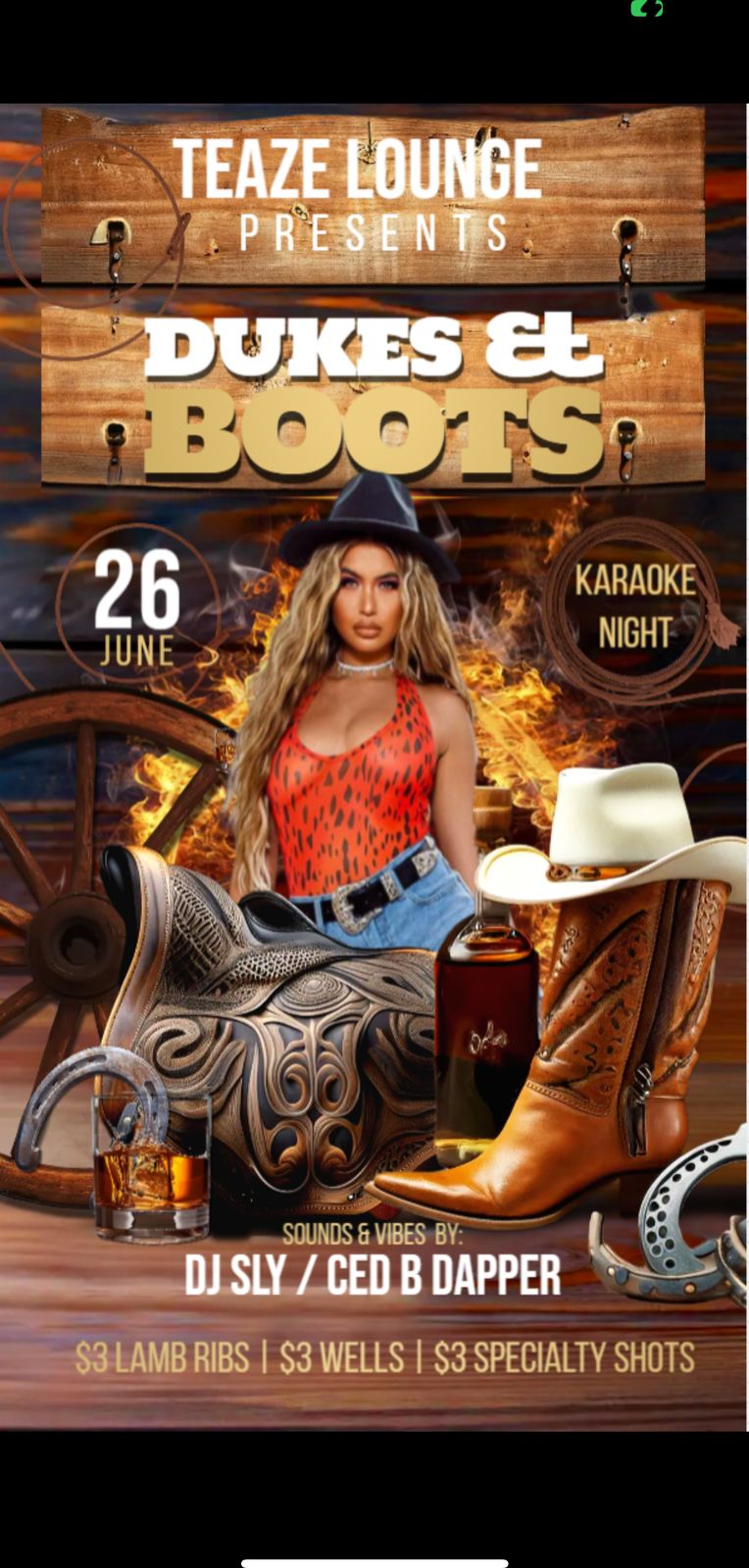 Dukes & Boots &mdash; themed night campaign