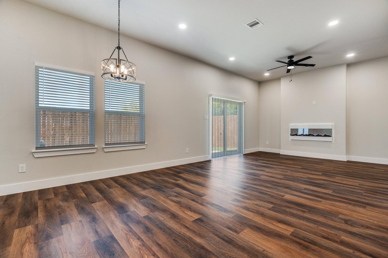 Vizual Architecture &mdash; living room with fireplace